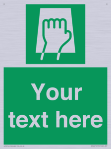 Custom Push Pad Sign